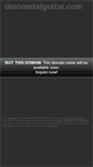Mobile Screenshot of dmometalguitar.com